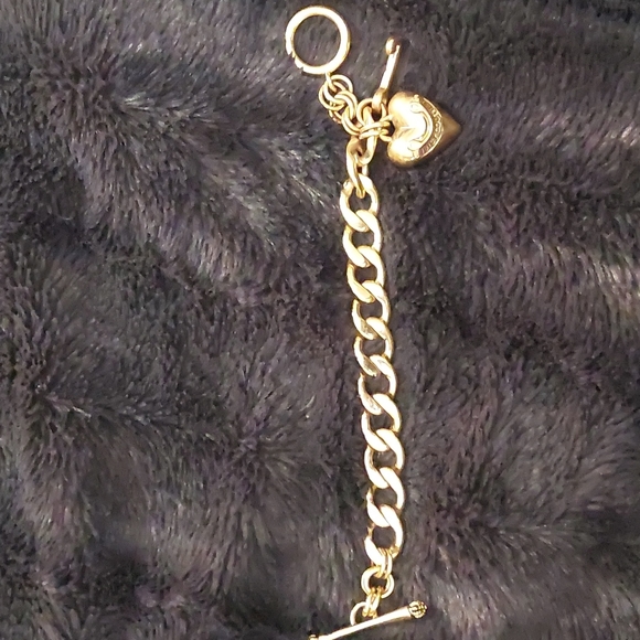 OG Juicy Couture gold heart charm bracelet - Picture 4 of 4